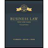 Business Law: Text and Cases
