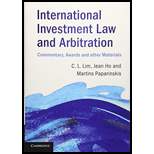 International Investment Law and Arbitration