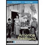 America Firsthand, Volume 2: Readings and Reconstruction to Present