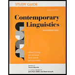 Contemporary Linguistics - Study Guide