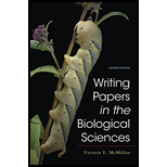 Writing Papers in the Biological Sciences