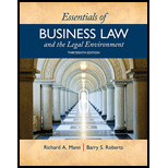 Essentials of Business Law and Legal Environment