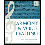Harmony and Voice Leading, Comp.