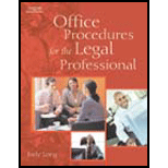 Office Procedures for Legal Professional - With CD