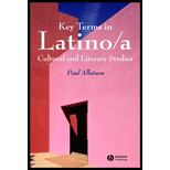 Key Terms in Latino: A Cultural and Literary Studies (Paperback)