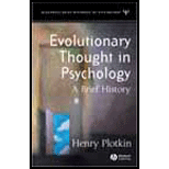 Evolutionary Thought in Psychology : Brief History