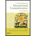 Cultural Approach to Interpersonal Communication : Essential Readings