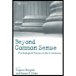 Beyond Common Sense