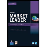 Market Leader 5 Advanced Course Book - With Dvd