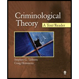 Criminological Theory: Text and Reader