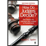 How Do Judges Decide: The Search for Fairness and Justice in Punishment