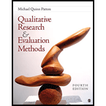 Qualitative Research & Evaluation Methods: Integrating Theory and Practice