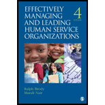 Effectively Managing and Leading Human Service Organizations
