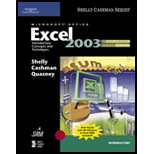Microsoft. Office Excel 2003 : Introductory Concepts and Techniques
