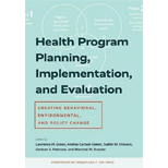 Health Program Planning, Implementation, and Evaluation