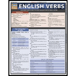 English Verbs : Quick Study Chart