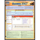 Access 2007 Quick Reference