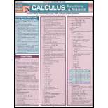 Calculus Equations and Answers: Quick Study Chart
