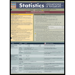 Barcharts: Statistics Equations and Answers