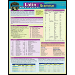 Latin Grammar: A QuickStudy Language Reference Guide