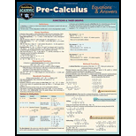 Pre-Calculus Equations and Answers