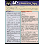 AP - Associated Press Style Guide: A Quickstudy Laminated Reference