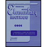 Rubank Elementary Method - Oboe