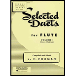 Selected Duets for Flute: Volume 1 - Easy to Medium