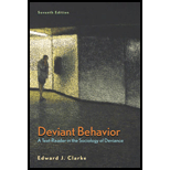 Deviant Behavior: Text-Reader in the Sociology of Deviance