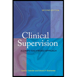 Clinical Supervision: A Competency-Based Approach Clinical Supervision: A Competency-Based Approach