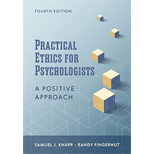 Practical Ethics for Psychologists: A Positive Approach