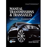 Manual Transmissions and Transaxles - Classroom and Shop Manual