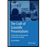 Craft of Scientific Presentations: Critical Steps to Succeed and Critical Errors to Avoid