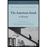 American South: A History, Volume II