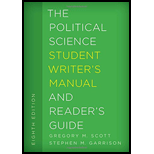 Political Science Student Writer's Manual and Reader's Guide