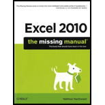 Excel 2010: the Missing Manual