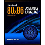 Essentials Of 80X86 Assembly Language