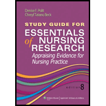 Essentials of Nursing Research - Study Guide