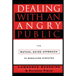 Dealing With an Angry Public