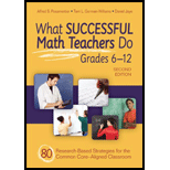 What Successful Math Teaching Do, Grades 6-12