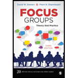 Focus Groups: Theory and Practice