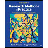 Research Methods in Practice: Strategies for Description and Causation