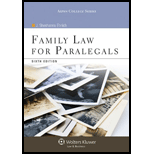 Family Law For Paralegals - With Access