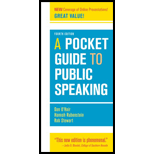 Pocket Guide to Public Speaking - Text Only