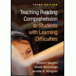 Teaching Reading Comprehension to Students with Learning Difficulties