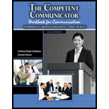 Competent Communicator: Workbook for Communication : Interpersonal Business and Professional Public Speaking