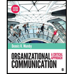 Organizational Communication: A Critical Introduction