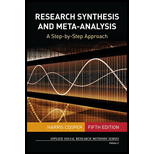 Research Synthesis and Meta-Analysis: A Step-by-Step Approach