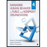 Managing Human Behavior in Public and Nonprofit Organizations