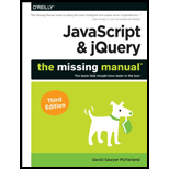 Javascript and Jquery: Missing Manual (Paperback)